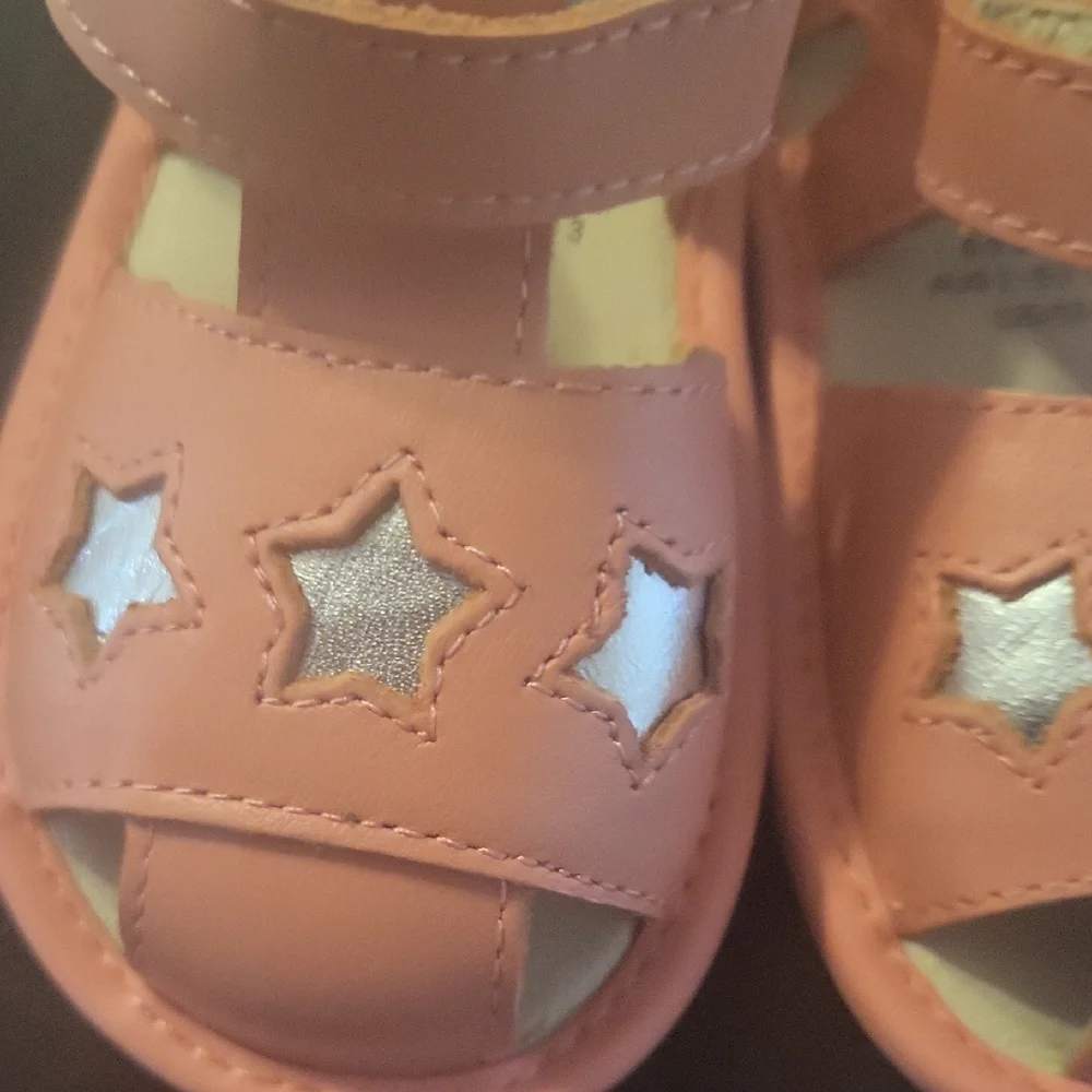 Old Soles Pink Starry Sandals